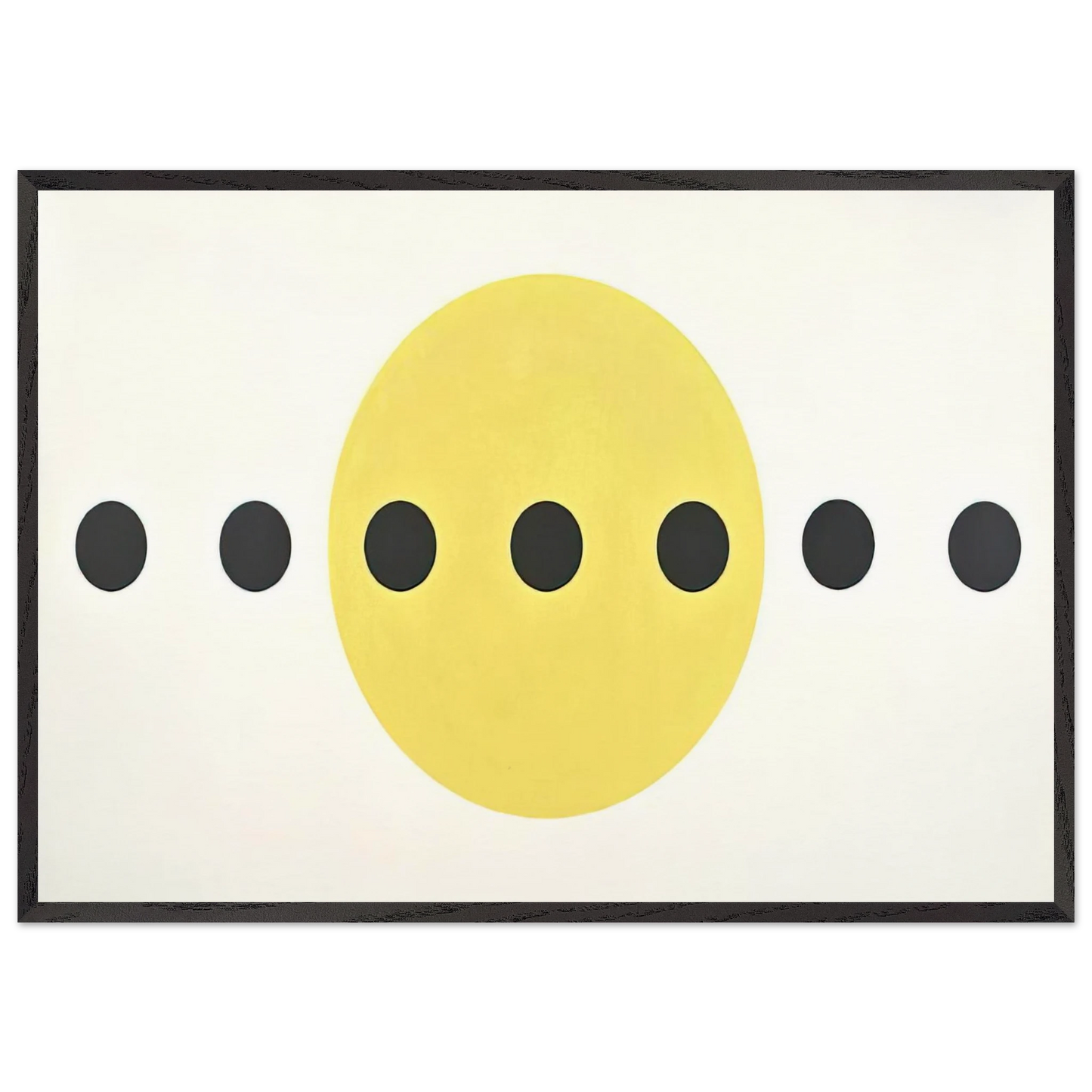 Time - 1952 - Alexander Liberman Framed Art Print – Black Wooden Frame - Default Title - -Framed Art Print