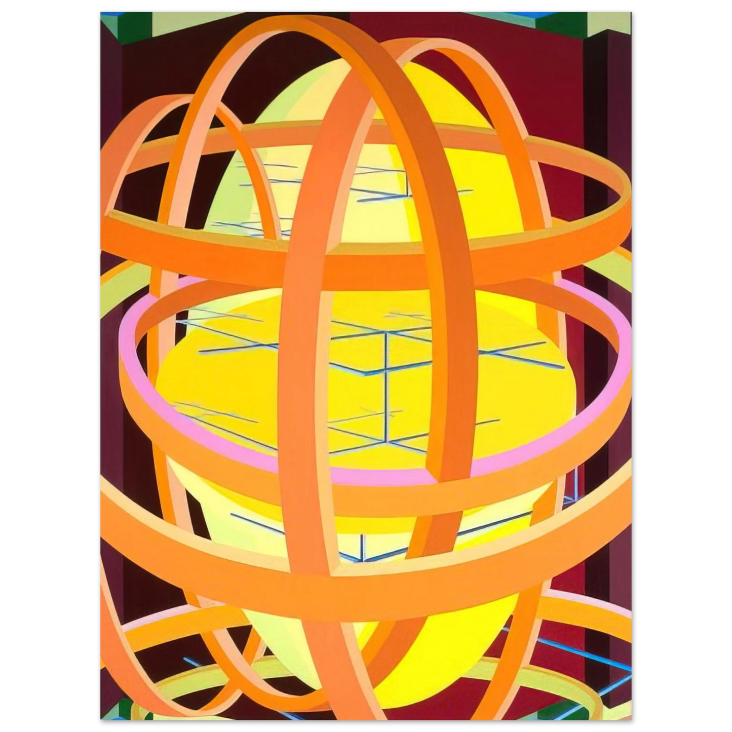 Al Held - Trajans Edge II Fine Art Poster - Default Title