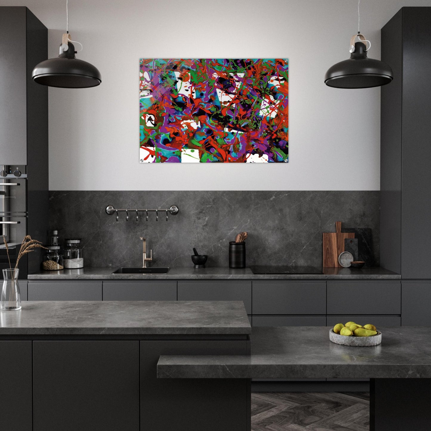 Untitled SFP94-23 SF94-036 - Sam Francis Acrylic Print - 70x100 cm / 28x40″ inches