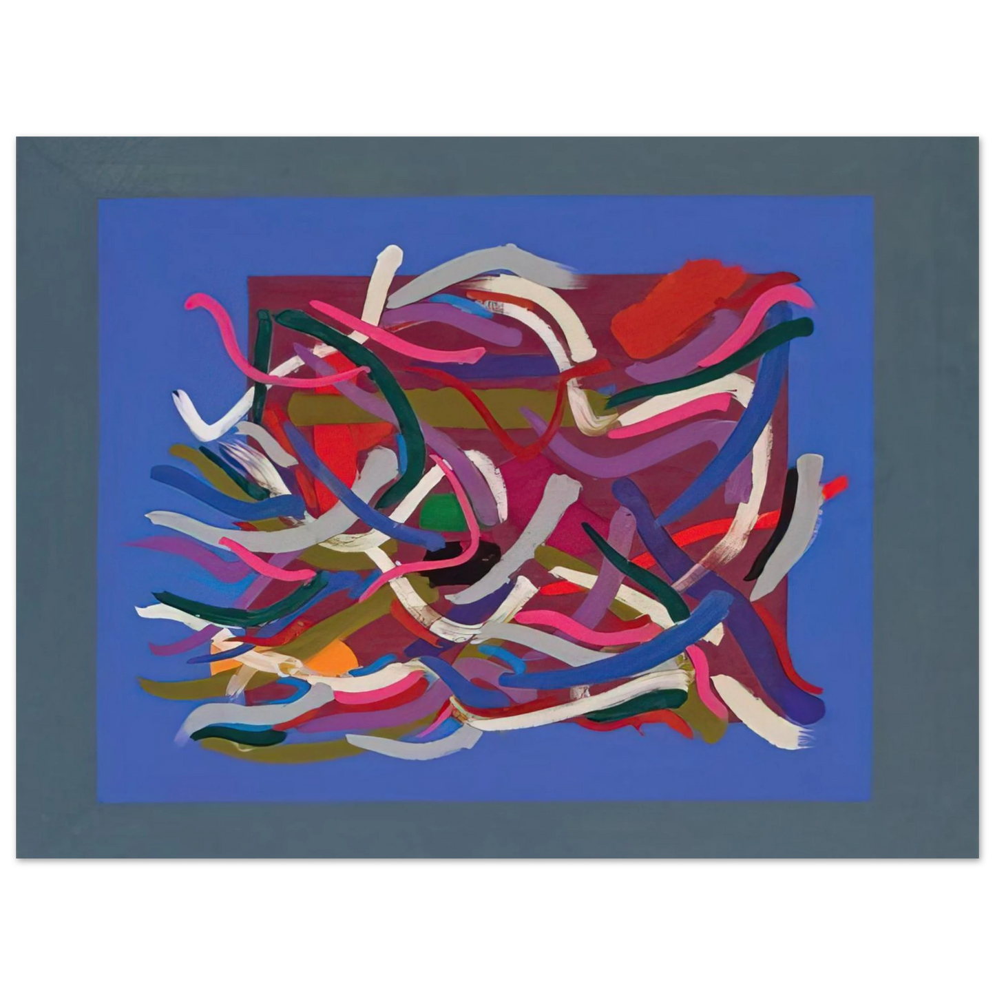 John Ferren - Blue Green Ground - 1961 Fine Art Poster - Default Title