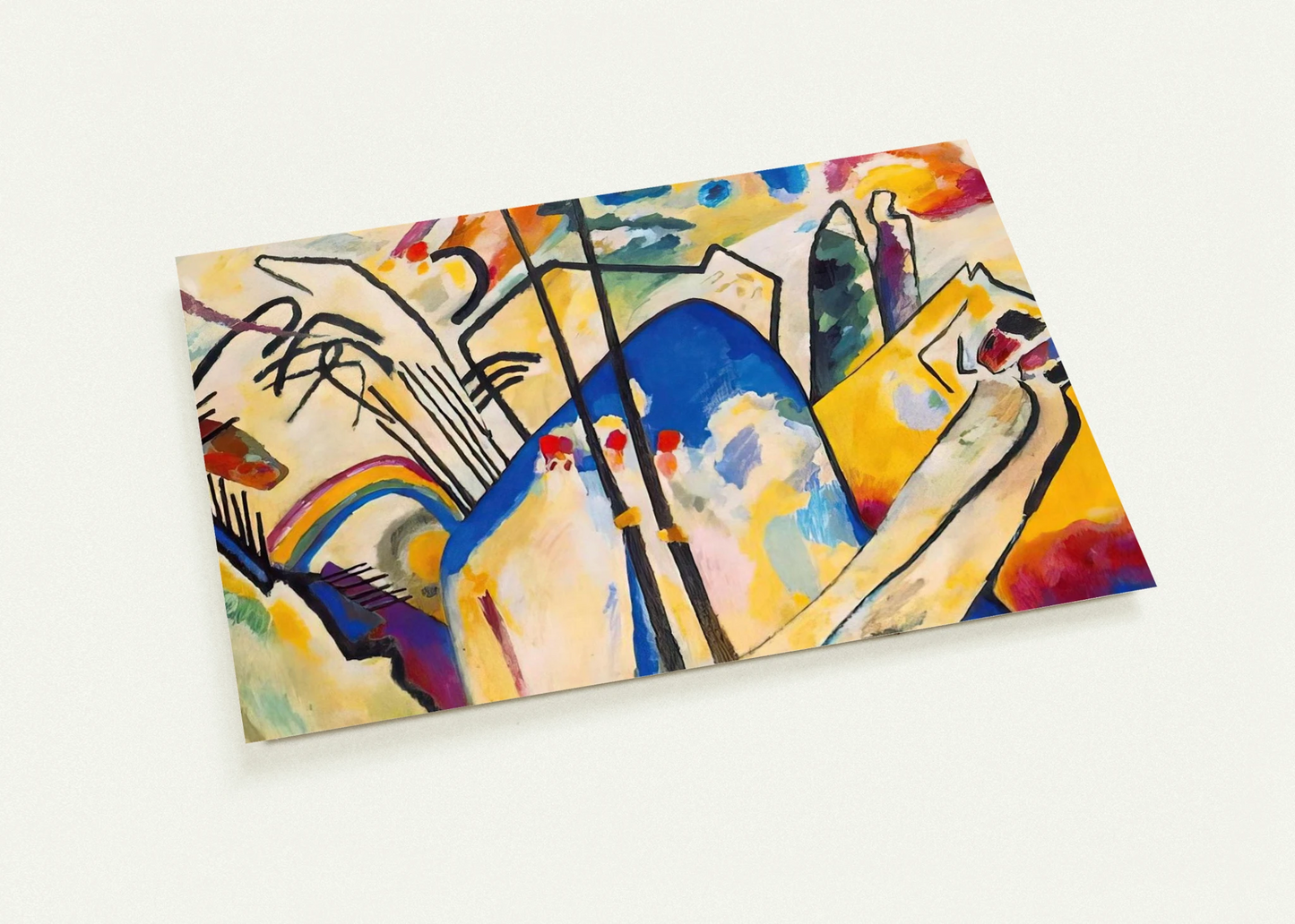 COMPOSITION IV 1911 By Wassily Kandinsky Pack of 10 Post Cards | Wassily Kandinsky Post Cards | A6 (10.5 x 14.8 cm) - 4.1 x 5.8 inches