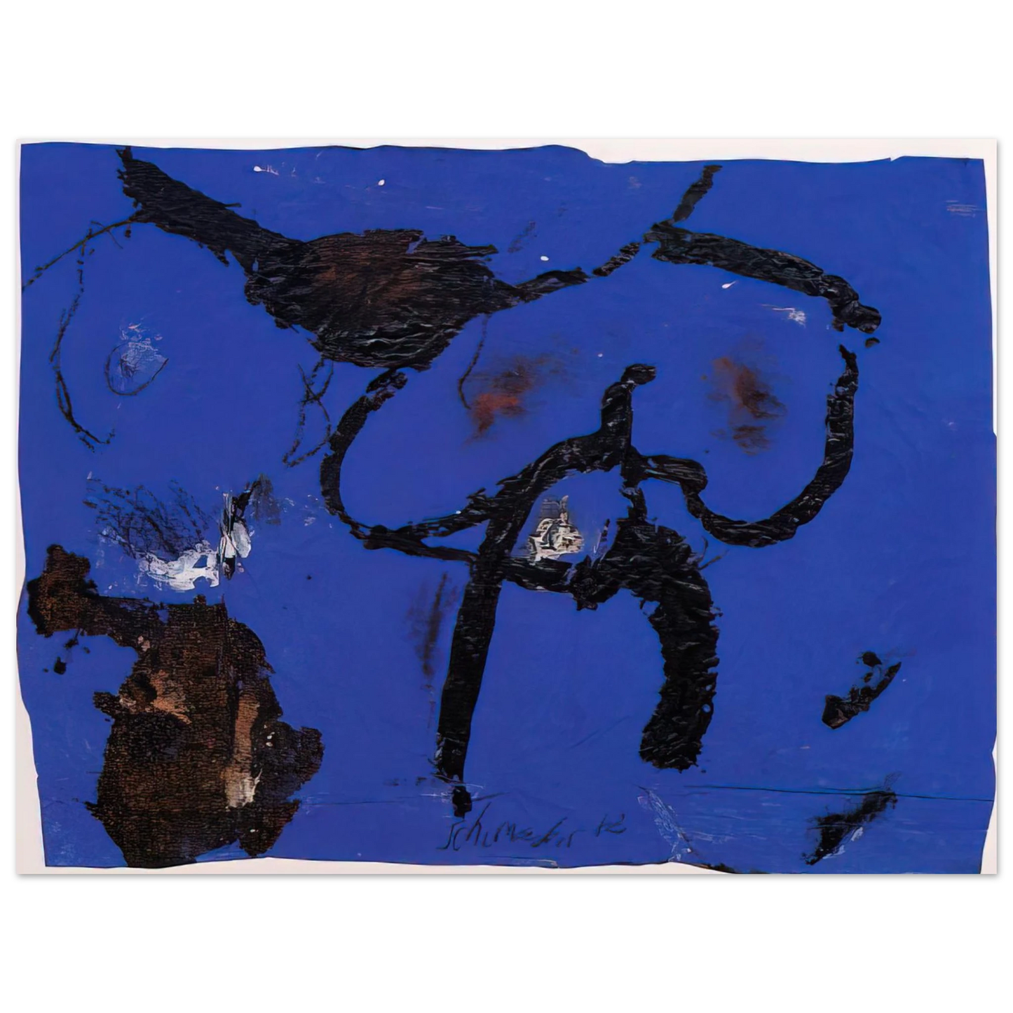 Emil Schumacher - G-3 - 1982 Fine Art Poster - Default Title