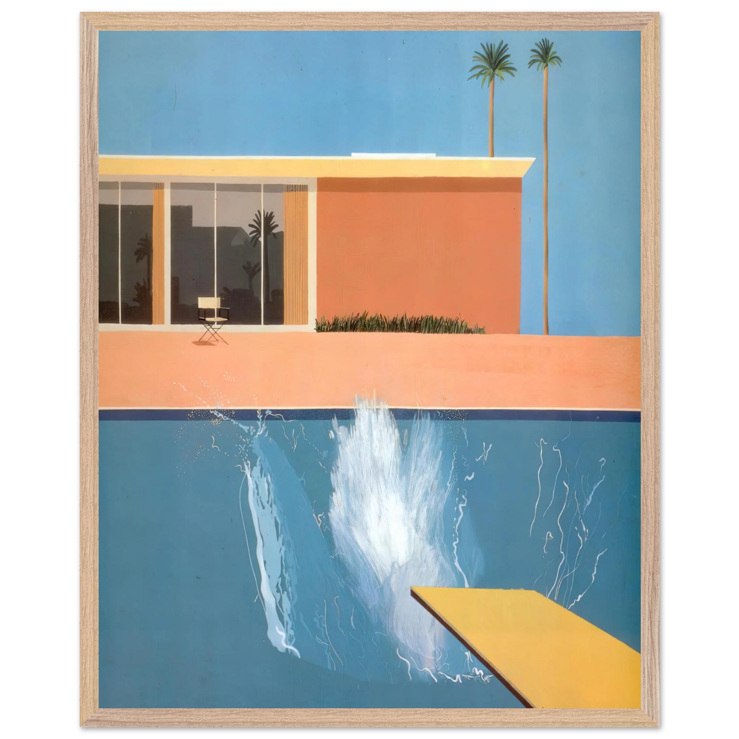 David Hockney - David Hockney Wall art - 21x29.7 cm / 8x12" - Fine Art Poster - -