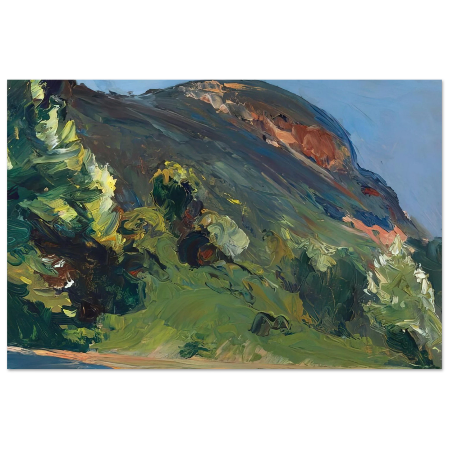 Edward Hopper - Bluff Fine Art Poster - 40x60 cm / 16x24 inches