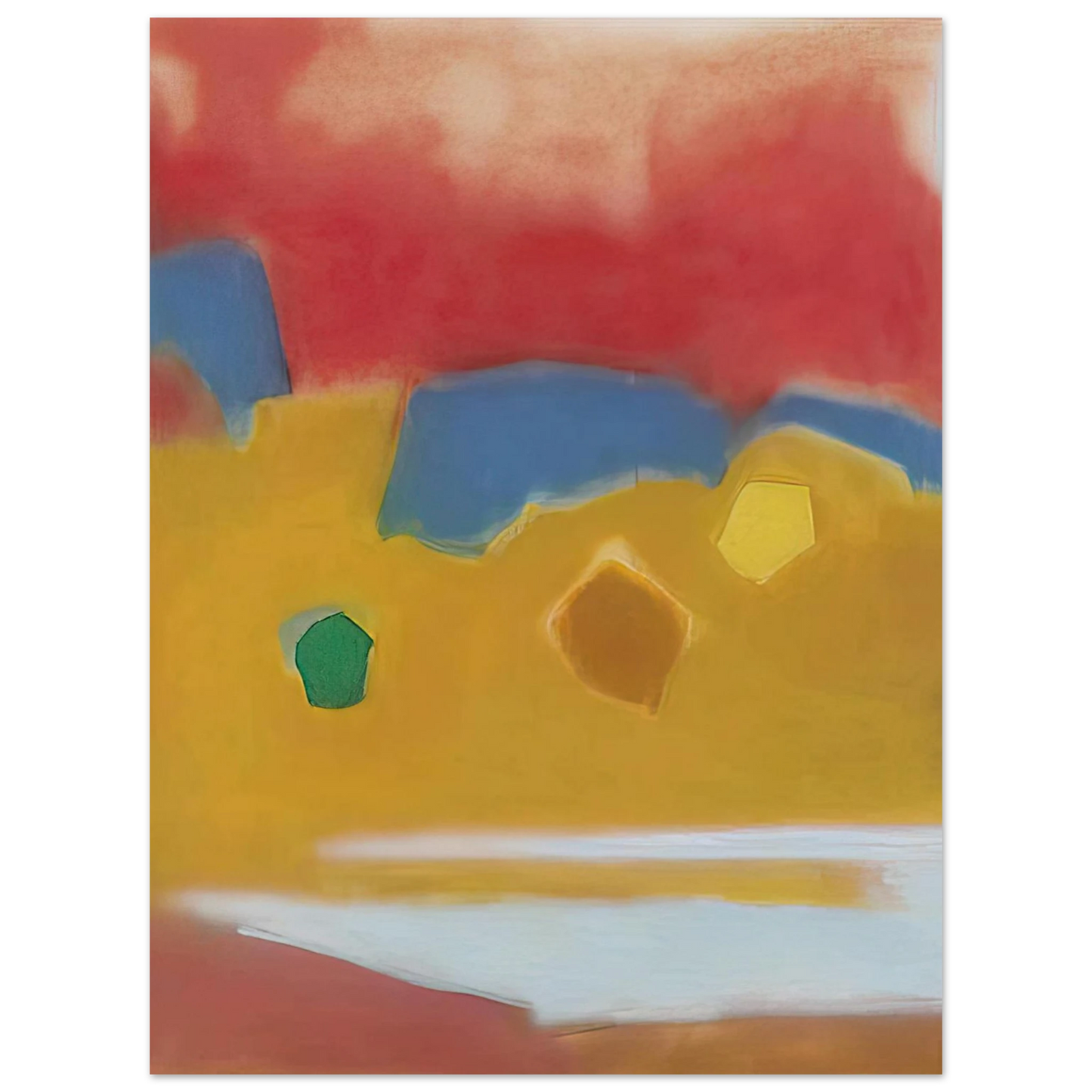 Esteban Vicente - ZARZUELA 1982 Fine Art Poster - Default Title