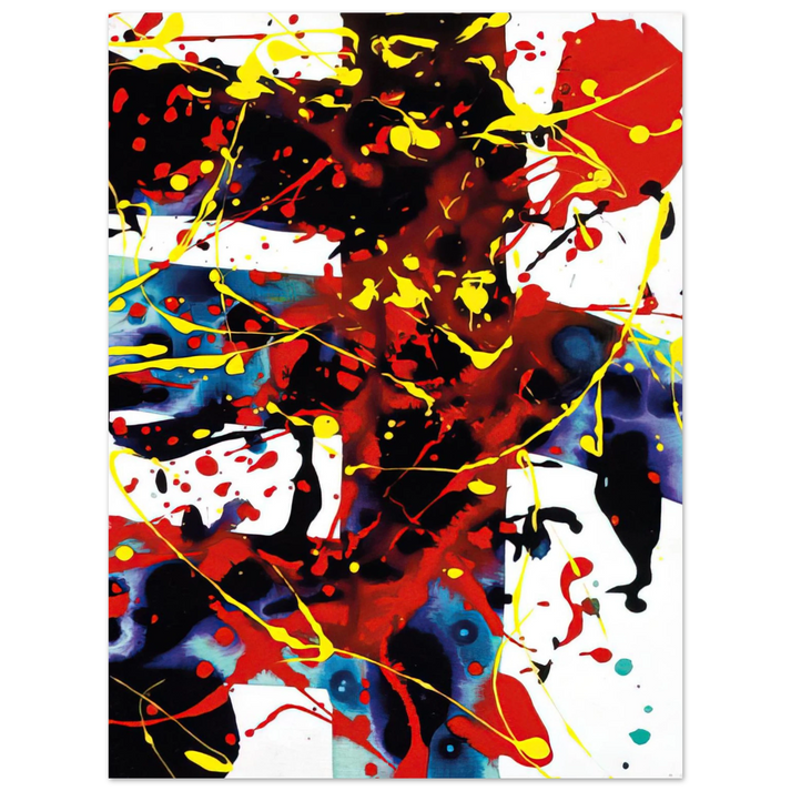 Sam Francis - Untitled SFP94-49 SFF 1723 75x100 cm / 30x40inches Fine Art Poster