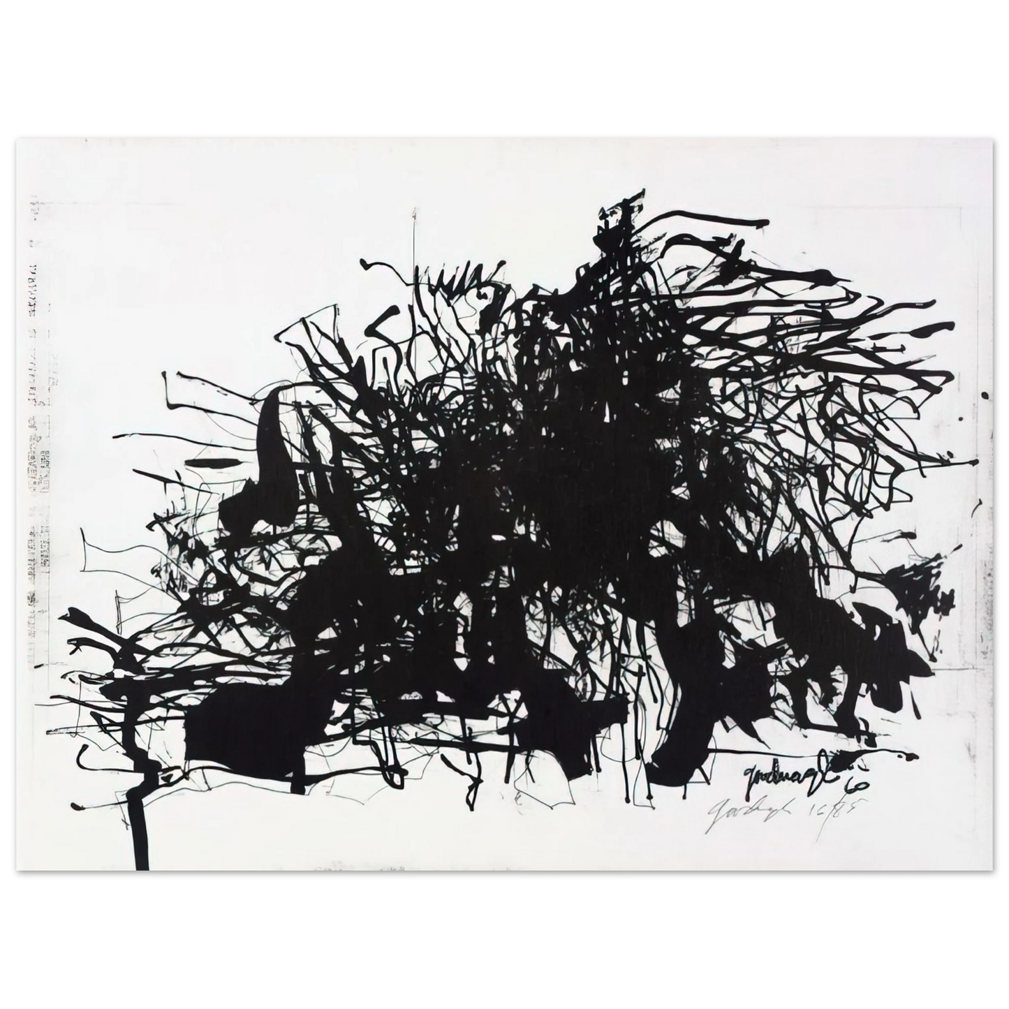 Robert Goodnough - Nomads - 1960 Fine Art Poster - Default Title
