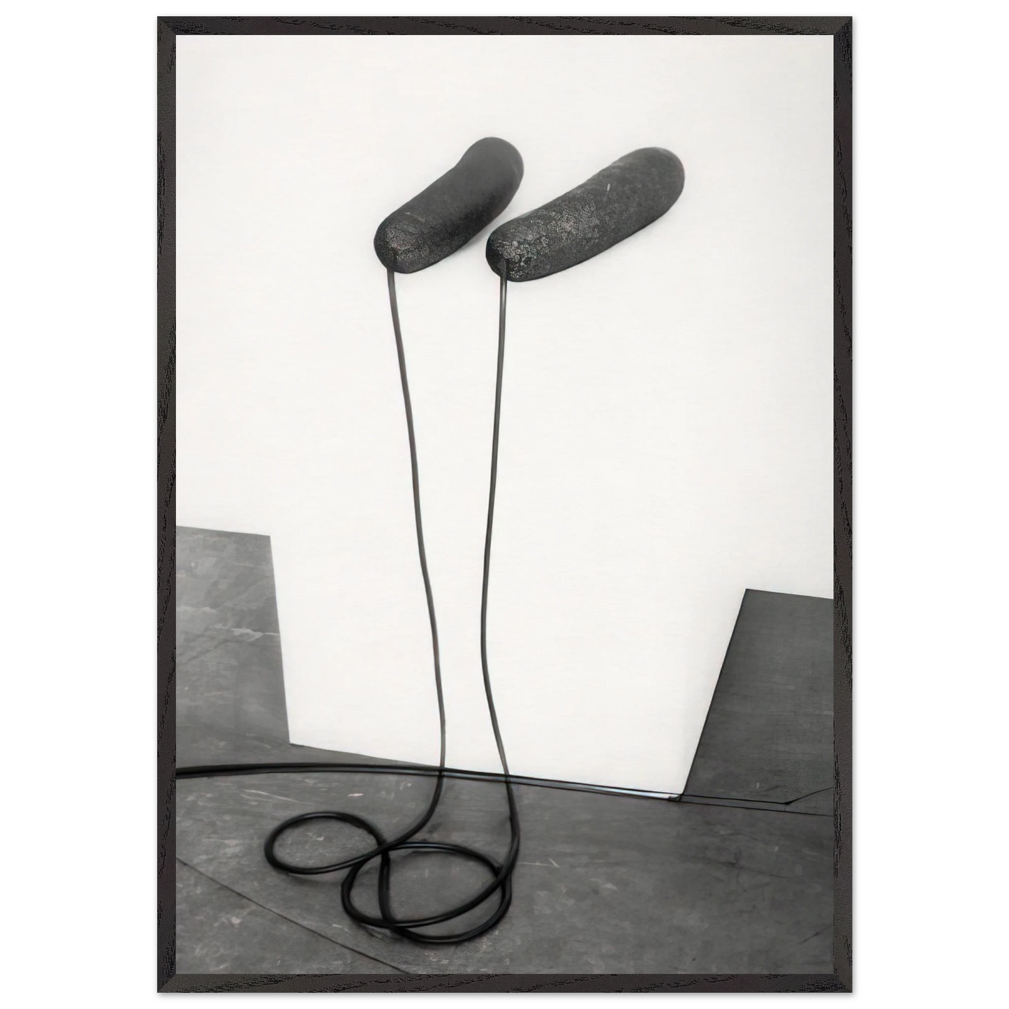 INGEMINATE NOVEMBER 1965 - Eva Hesse 70x100 cm / 28x40 inches Framed Art Print – Black Wooden Frame