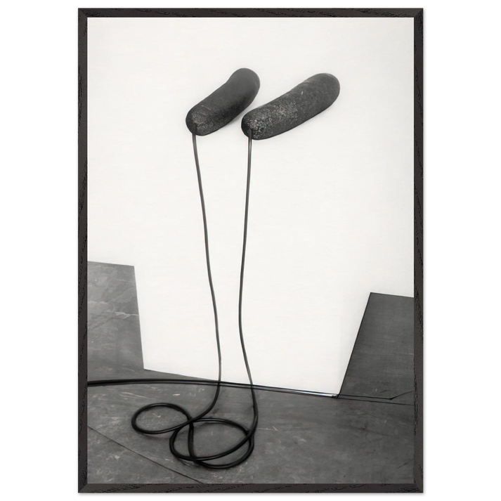 INGEMINATE NOVEMBER 1965 - Eva Hesse 70x100 cm / 28x40 inches Framed Art Print – Black Wooden Frame