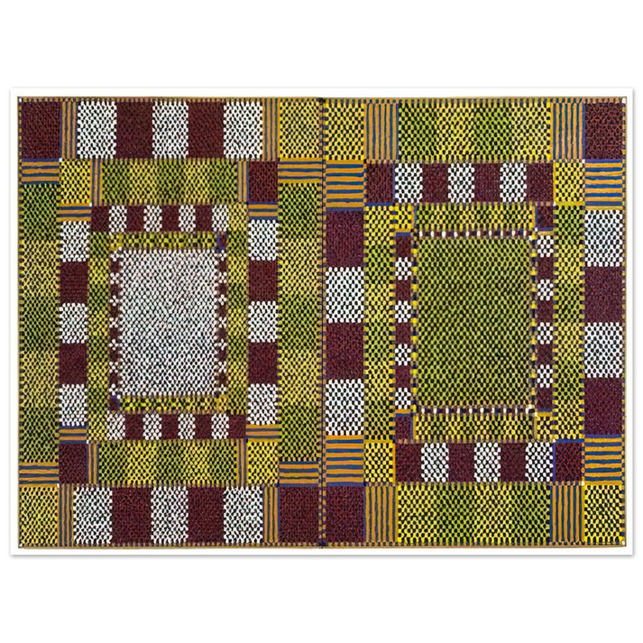 Alfred Jensen - Timaeus III and IV - 1966 75x100 cm / 30x40inches Fine Art Poster