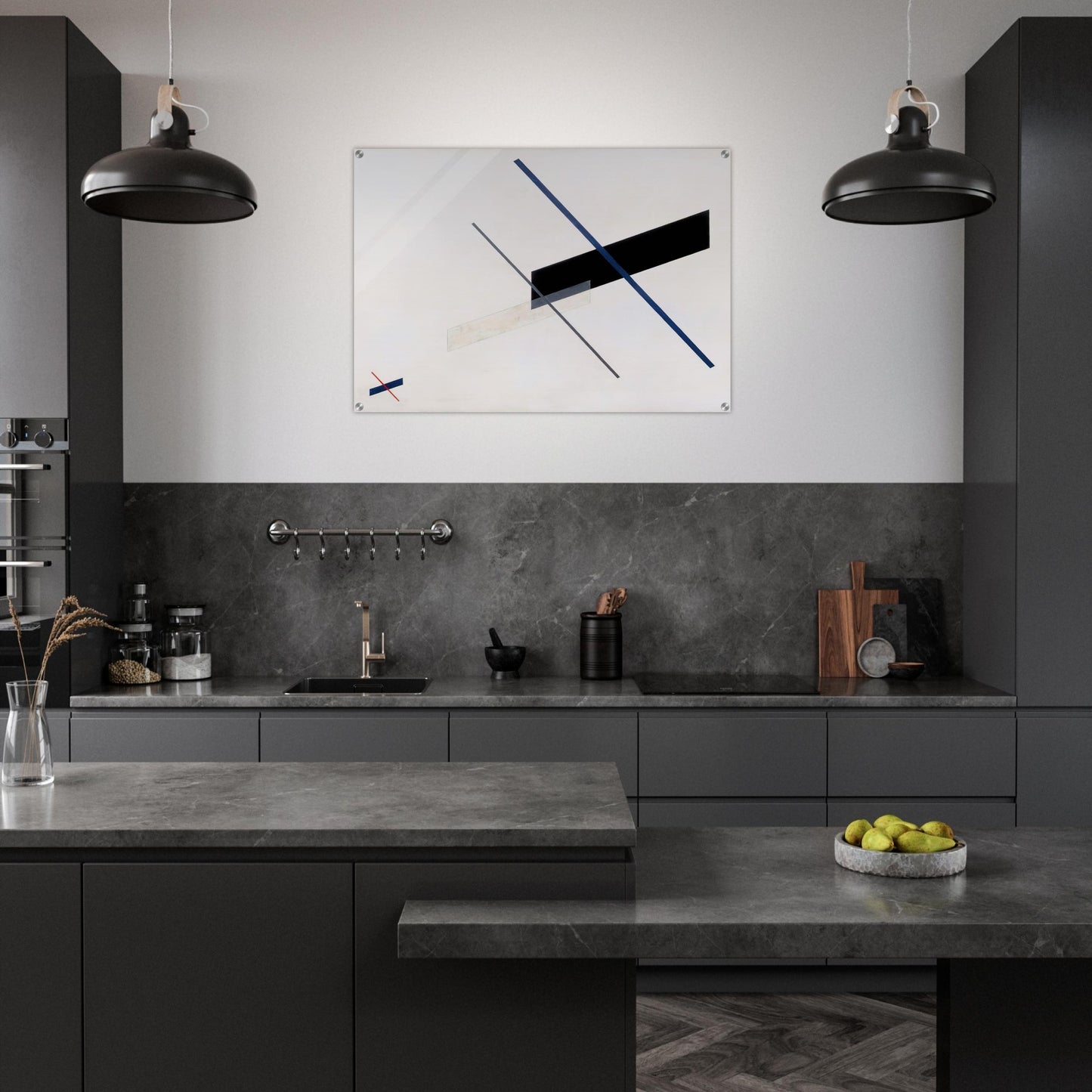 Composition A XI - Laszlo Moholy-Nagy Acrylic Print - 70x100 cm / 28x40″ inches