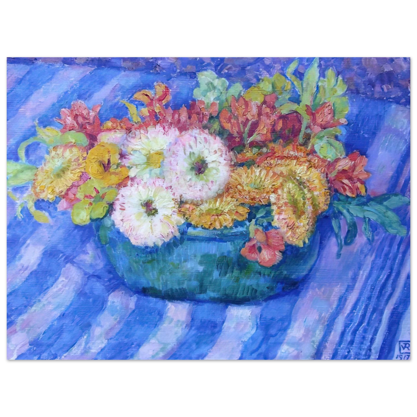 Theo van Rysselberghe - YELLOW BOUQUET 1917 75x100 cm / 30x40inches Fine Art Poster