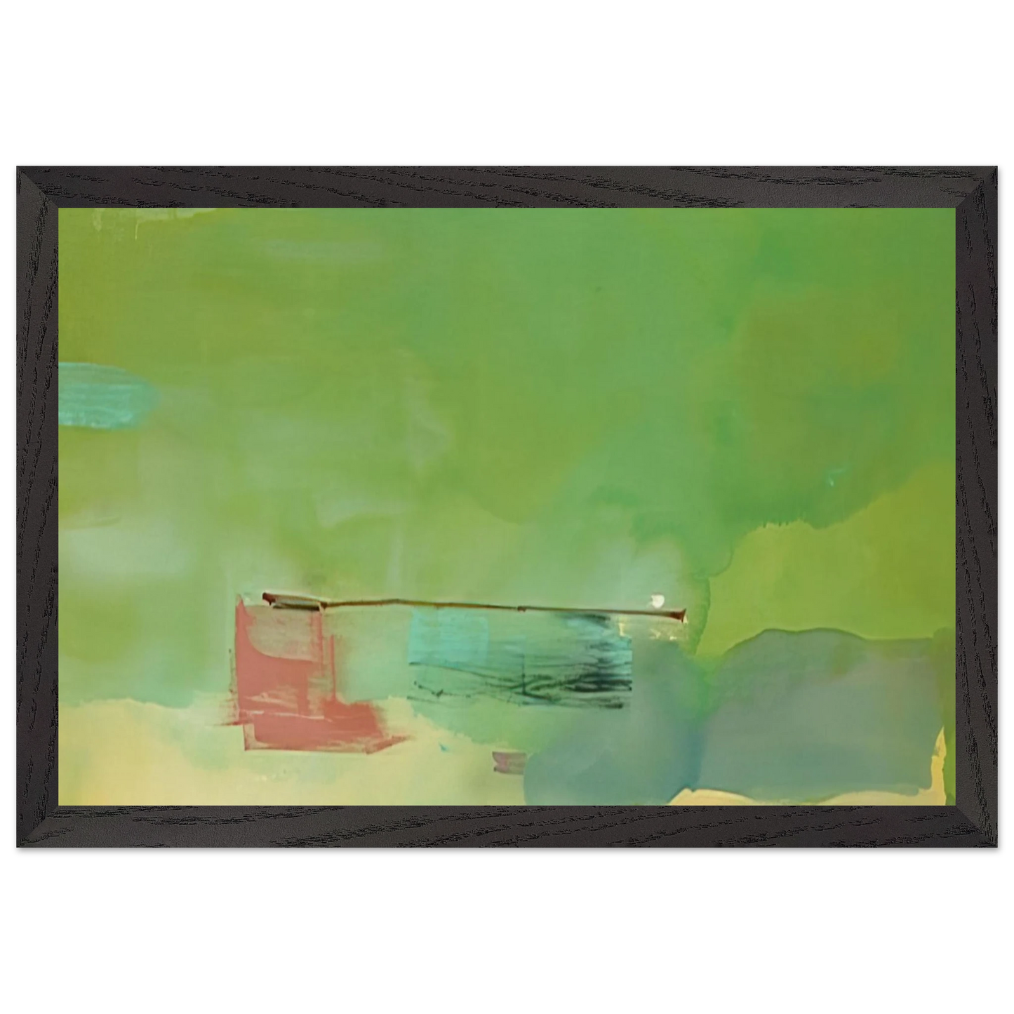 Helen Frankenthaler - Springscape - 1975 Wall art - 45x60 cm / 18x24 inches - Fine Art Poster - -