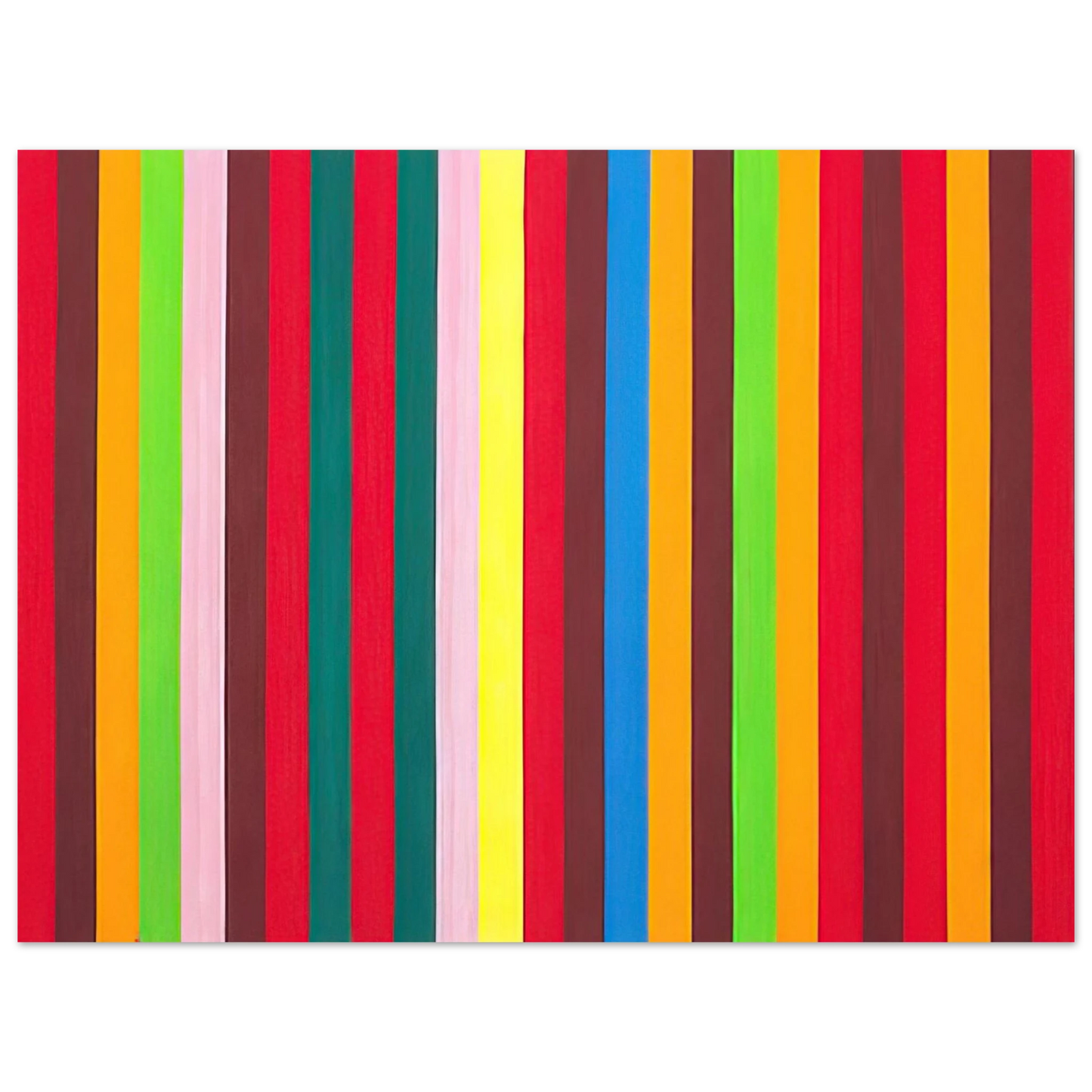 Gene Davis - Sour Ball Beat - 1964 Fine Art Poster - Default Title