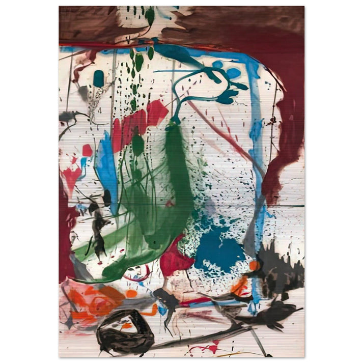 Las Mayas, 1958- - Helen Frankenthaler Brushed Aluminum Print - 70x100 cm / 28x40 inches | Helen Frankenthaler Aluminum Print | Helen Frankenthaler Prints