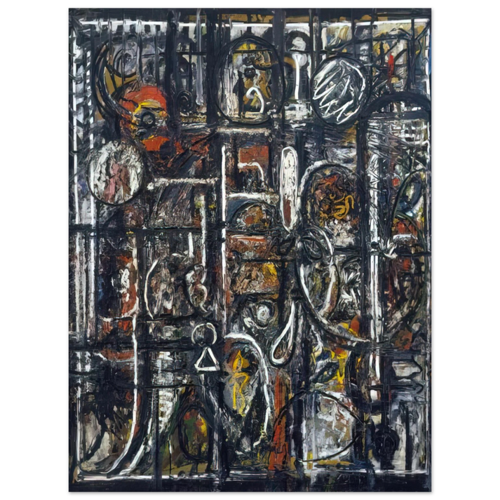 Richard Pousette-Dart - Palimpsest - 1944 75x100 cm / 30x40inches Fine Art Poster