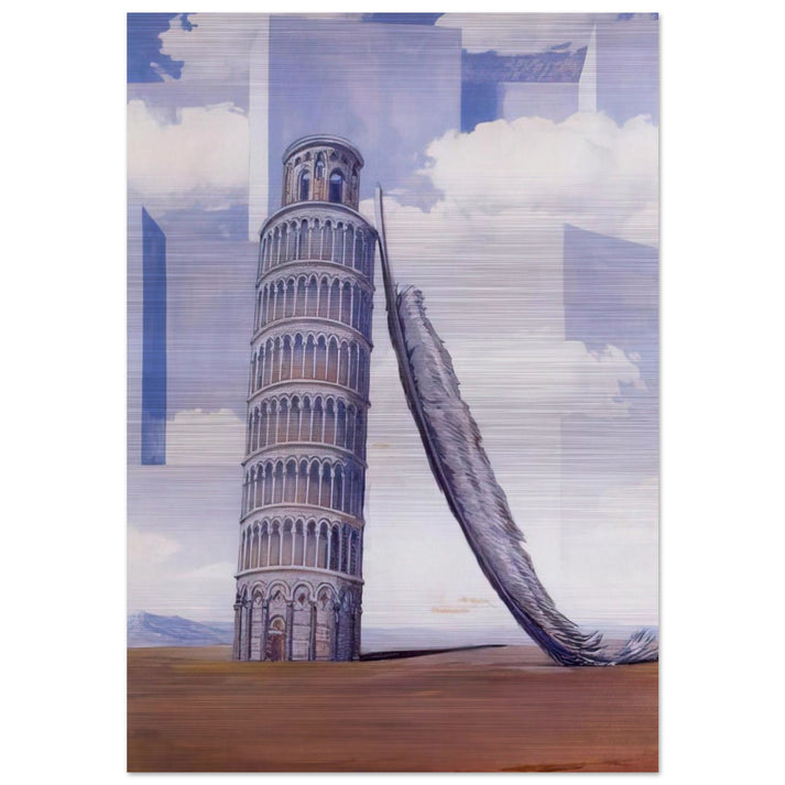 MEMORY OF A JOURNEY 1955 - Rene Magritte Brushed Aluminum Print - 70x100 cm / 28x40 inches | Rene Magritte Aluminum Print | Rene Magritte Prints