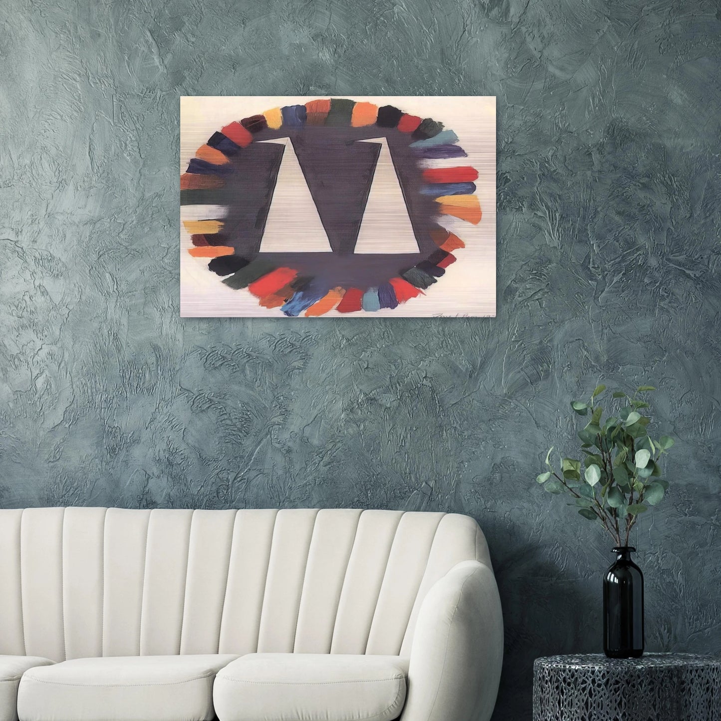 Untitled - 1970 - Forrest Bess Brushed Aluminum Print - 70x100 cm / 28x40 inches | Forrest Bess Aluminum Print | Forrest Bess Prints