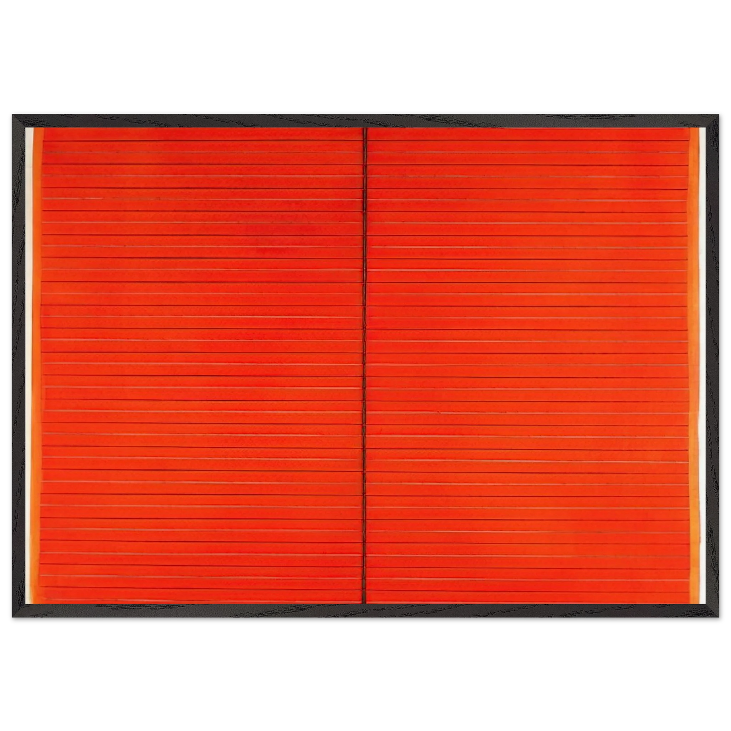 Misure n 31 - 1966 - Bice Lazzari Framed Art Print – Black Wooden Frame - Default Title - -Framed Art Print