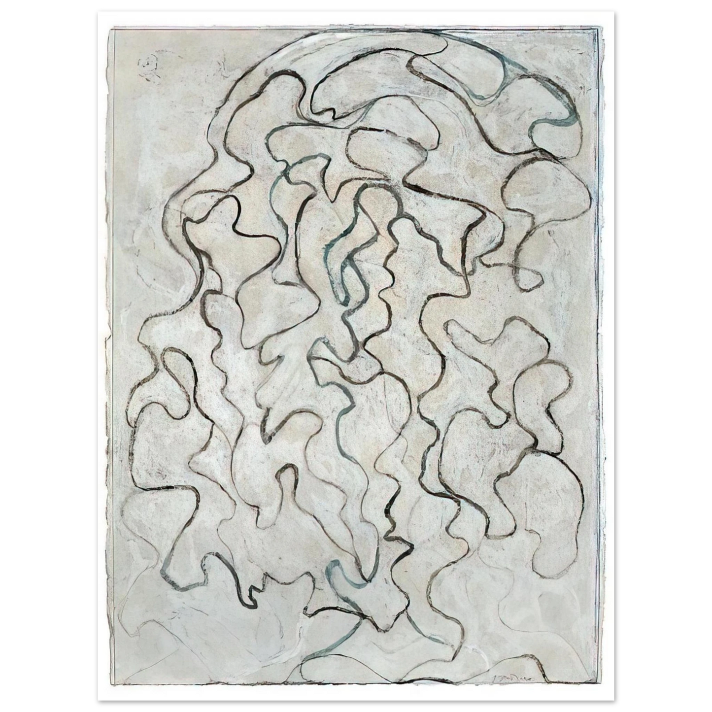 Brice Marden - Nevis Rock - 2008 Fine Art Poster - Default Title