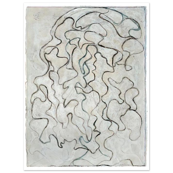 Brice Marden - Nevis Rock - 2008 75x100 cm / 30x40inches Fine Art Poster