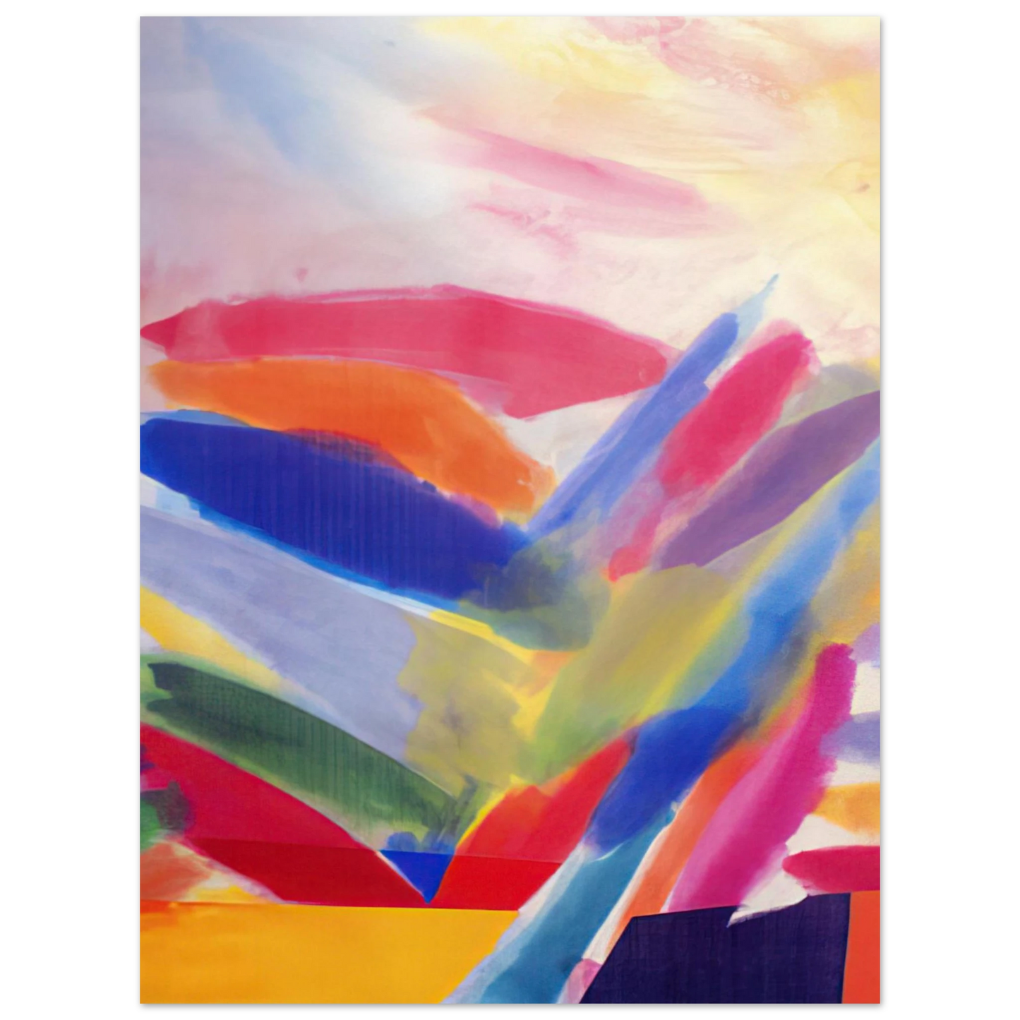Ronnie Landfield - When We Were Young Again - 1997 Fine Art Poster - Default Title