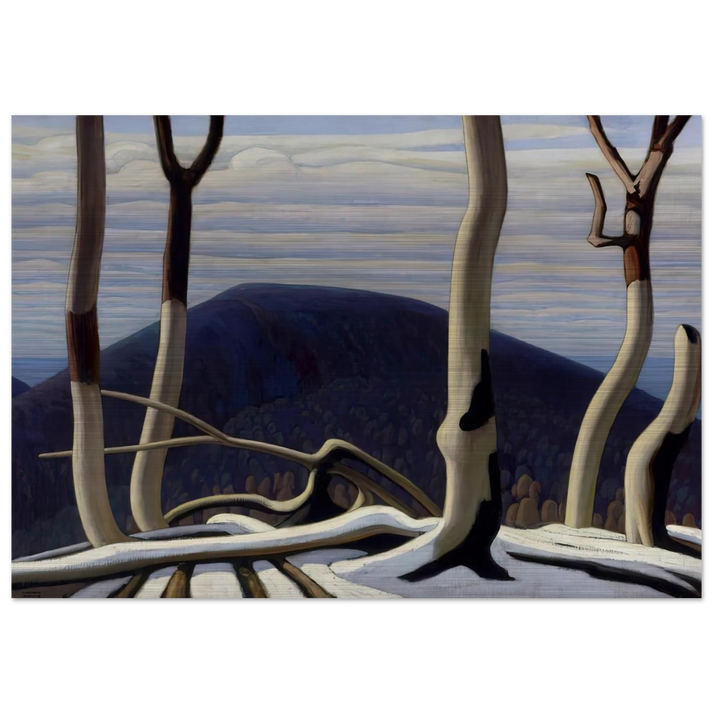 Above Lake Superior - 1922 - Lawren Harris Brushed Aluminum Print - 70x100 cm / 28x40 inches | Lawren Harris Aluminum Print | Lawren Harris Prints