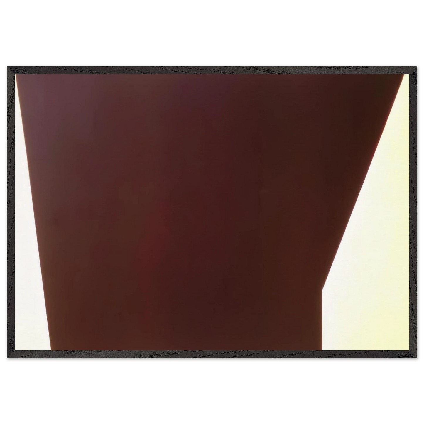 End Gable - 1972 - Leon Polk Smith Framed Art Print – Black Wooden Frame - Default Title - -Framed Art Print