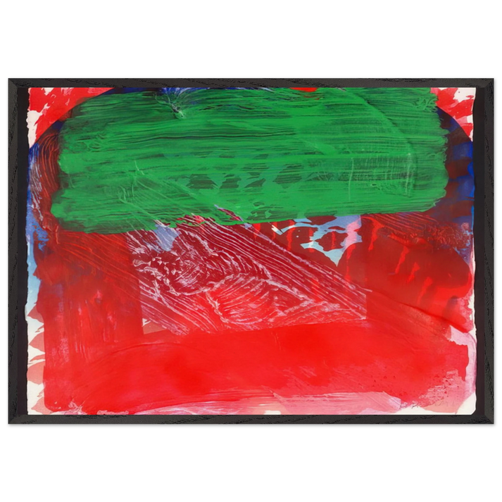 Strictly Personal - 2001 - Howard Hodgkin 70x100 cm / 28x40 inches Framed Art Print – Black Wooden Frame