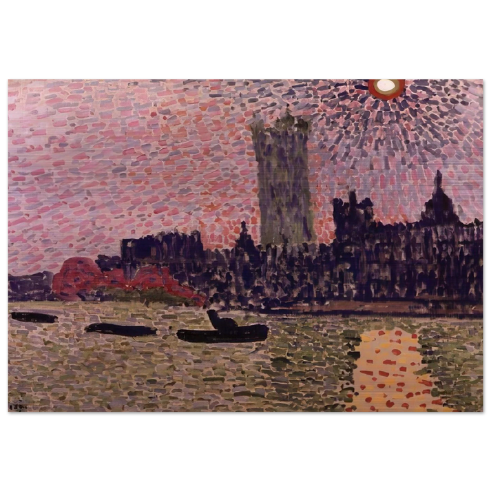 WESTMINSTER 1905 - Andre Derain Brushed Aluminum Print - 70x100 cm / 28x40 inches | Andre Derain Aluminum Print | Andre Derain Prints