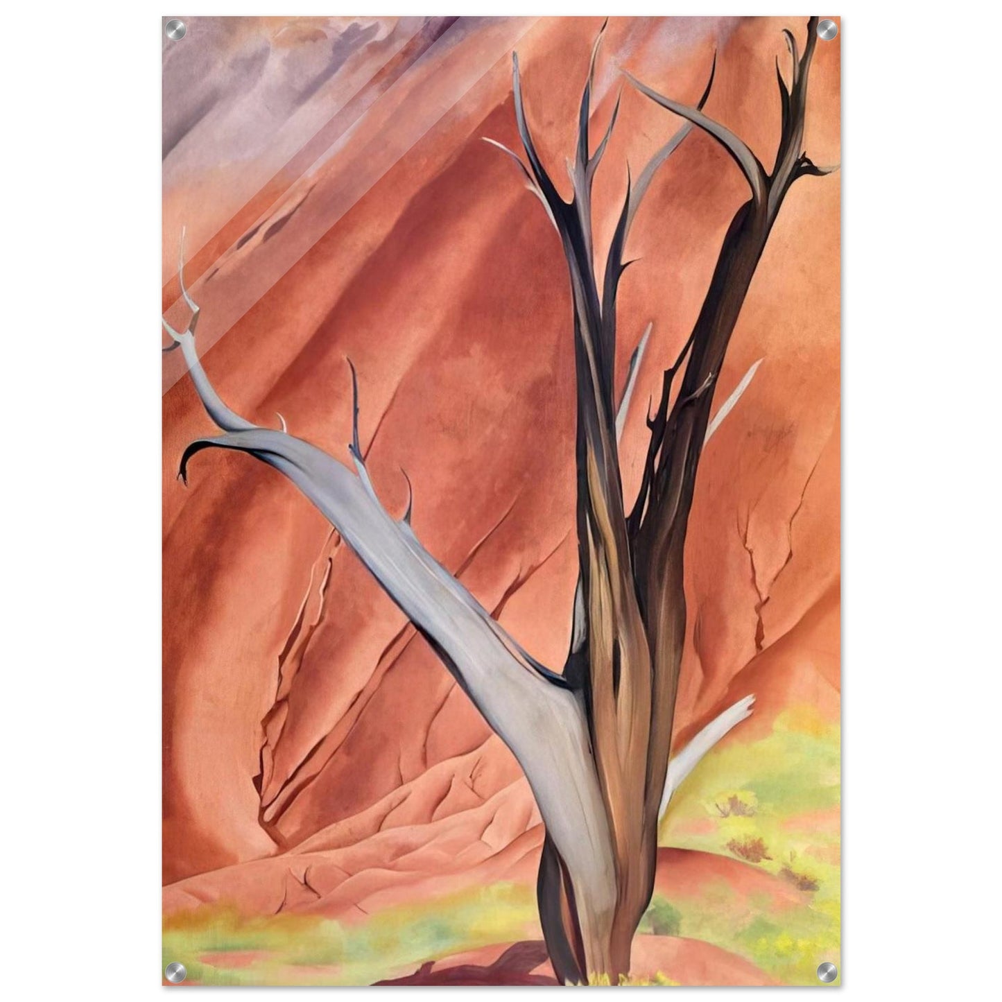Gerald`s Tree - Georgia O'Keeffe Acrylic Print - 70x100 cm / 28x40″ inches