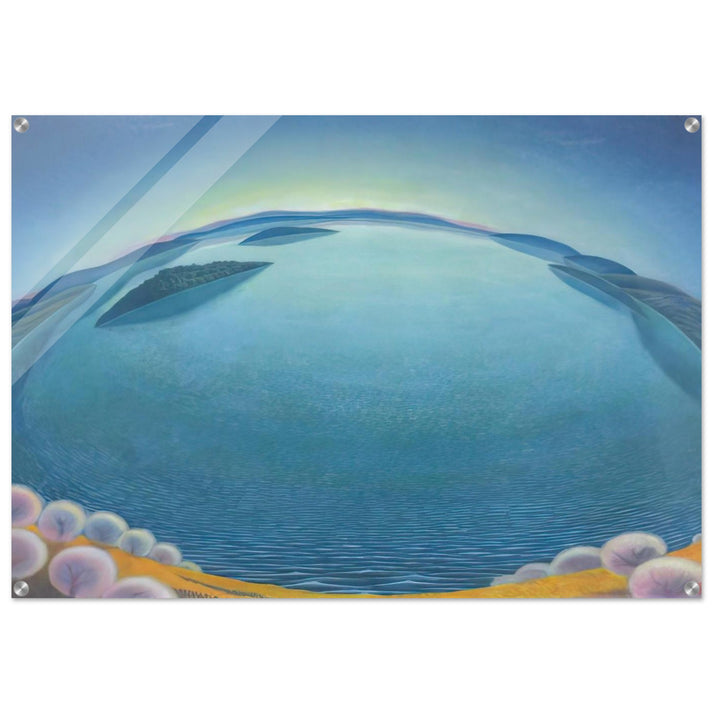 Lago-alba - 1942 - Gerardo Dottori Acrylic Print - 70x100 cm / 28x40″ inches