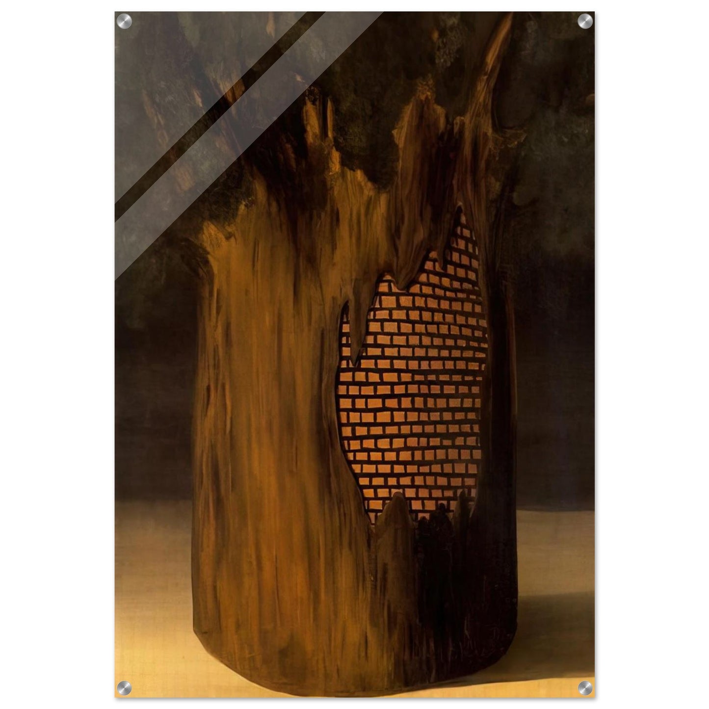 THRESHOLD OF FOREST 1926 - Rene Magritte Acrylic Print - 70x100 cm / 28x40″ inches