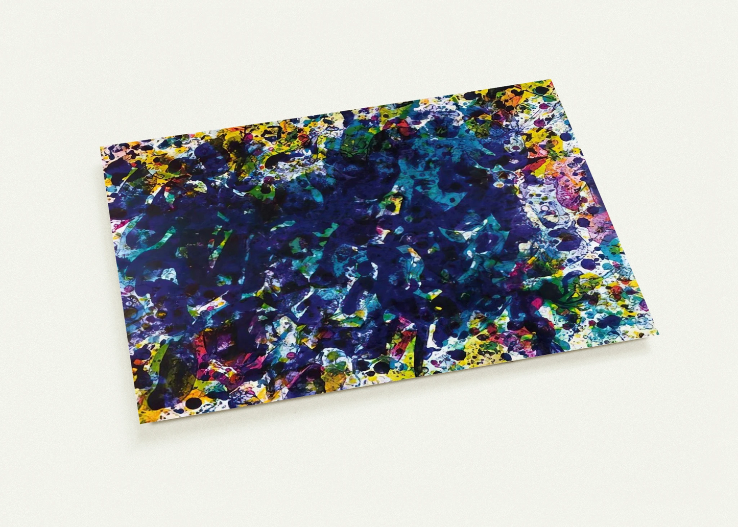 Coral Marine By Sam Francis Pack of 10 Post Cards | Sam Francis Post Cards | A6 (10.5 x 14.8 cm) - 4.1 x 5.8 inches