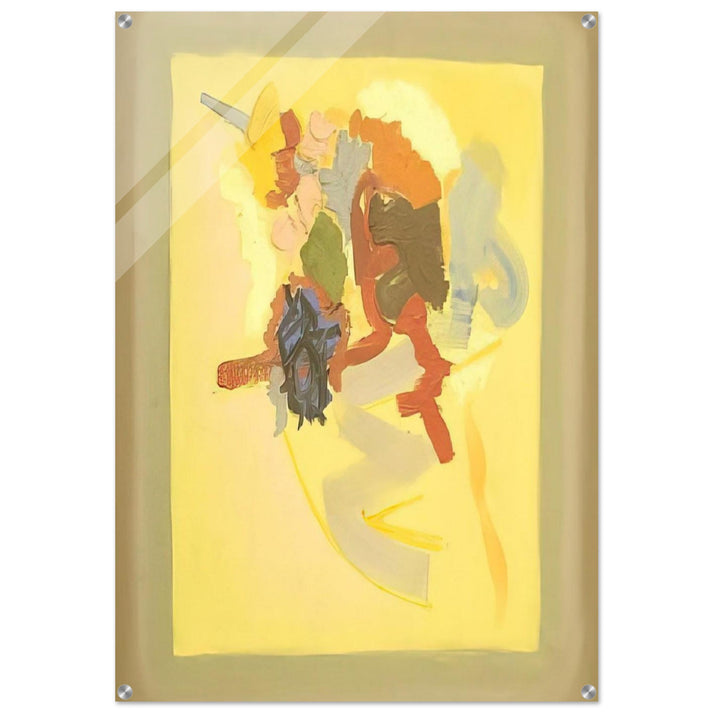 Yellow Field - 1960 - John Ferren Acrylic Print - 70x100 cm / 28x40″ inches | John Ferren Wall Art | John Ferren Prints