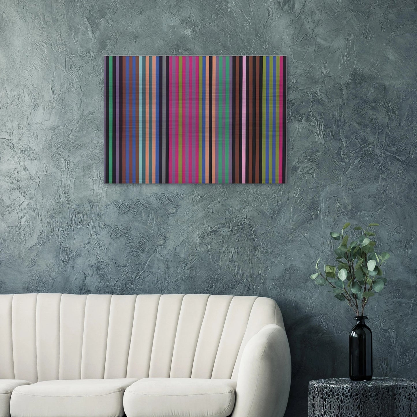 King Kong - 1969 - Gene Davis Brushed Aluminum Print - 70x100 cm / 28x40 inches | Gene Davis Aluminum Print | Gene Davis Prints