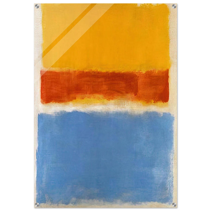 Untitled Yellow, Red and Blue - 1953 - Mark Rothko Acrylic Print - 70x100 cm / 28x40″ inches | Mark Rothko Wall Art | Mark Rothko Prints