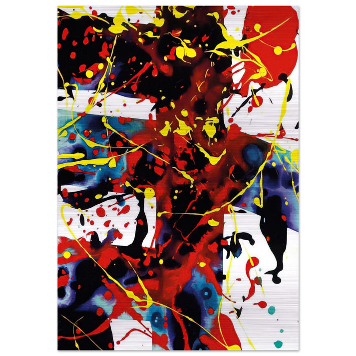 Untitled SFP94-49 SFF 1723 - Sam Francis Brushed Aluminum Print - 70x100 cm / 28x40 inches | Sam Francis Aluminum Print | Sam Francis Prints