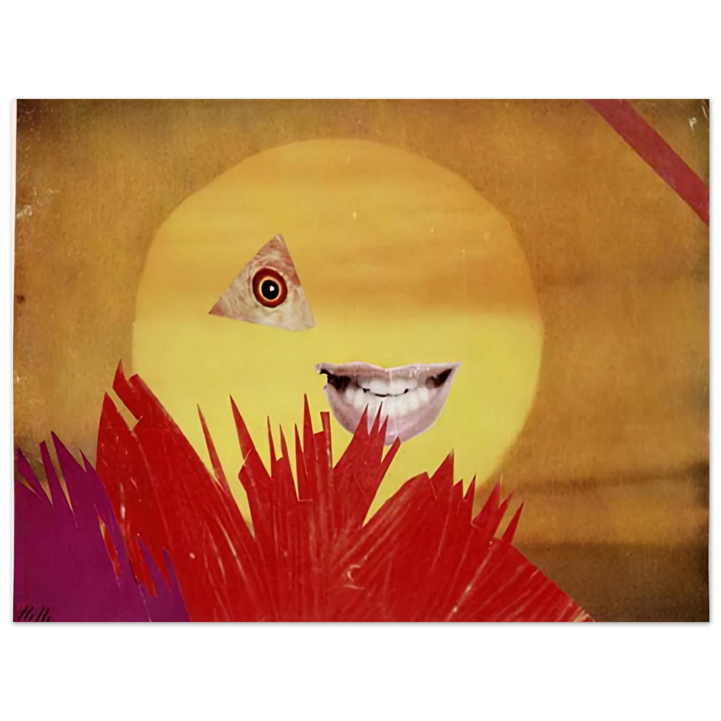 Hannah Hoch - LITTLE SUN 1969 Fine Art Poster - Default Title
