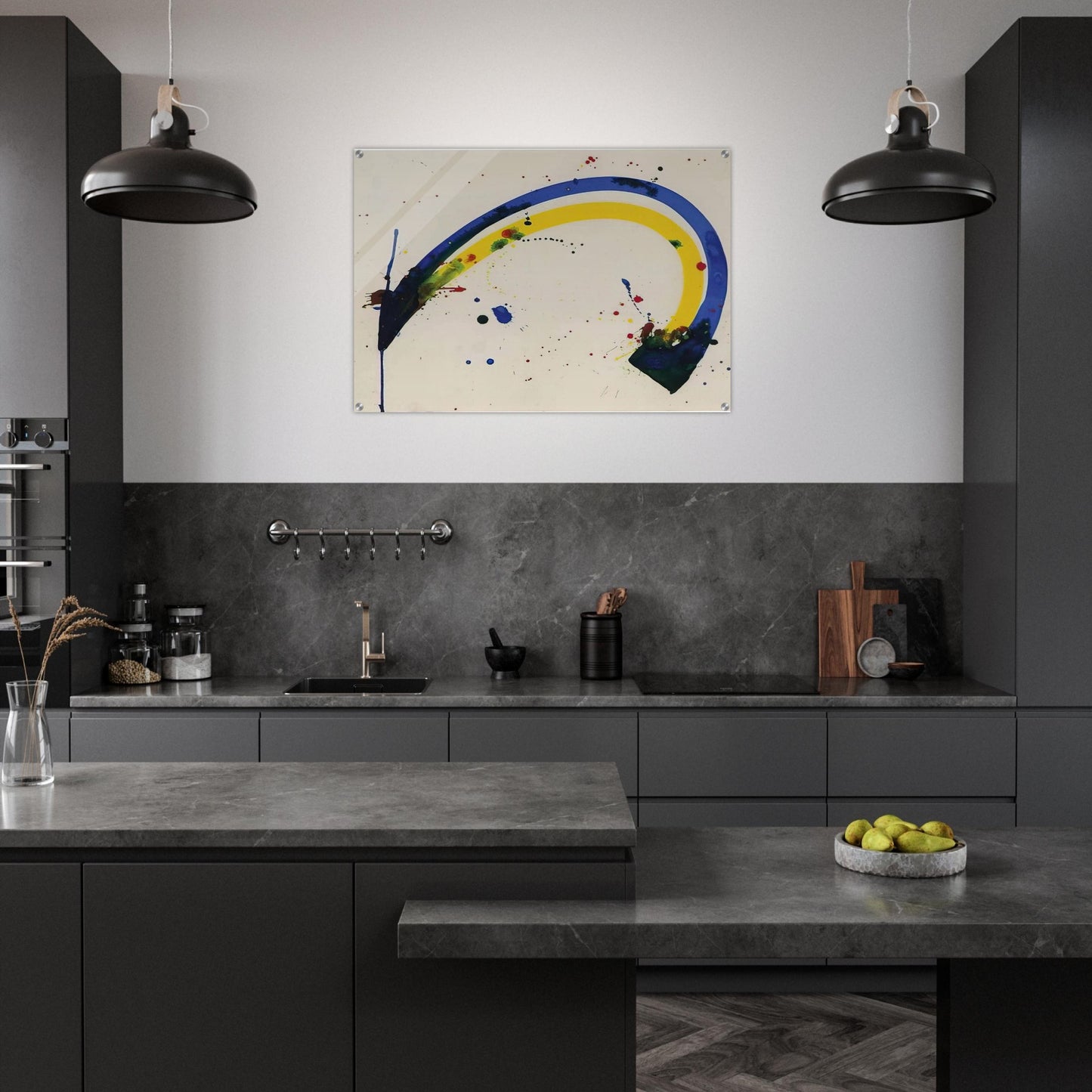 Untitled SF66-006 - Sam Francis Acrylic Print - 70x100 cm / 28x40″ inches