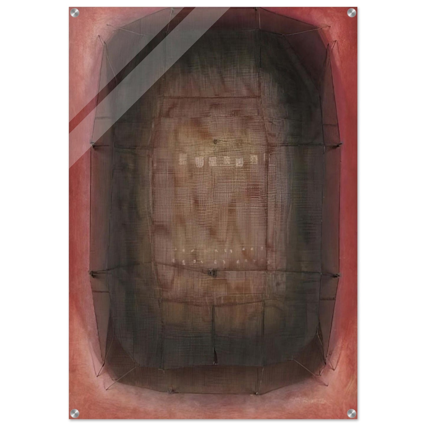 Espejo Púrpura - Art Informel - Manuel Rivera Acrylic Print - 70x100 cm / 28x40″ inches | Manuel Rivera Wall Art | Manuel Rivera Prints