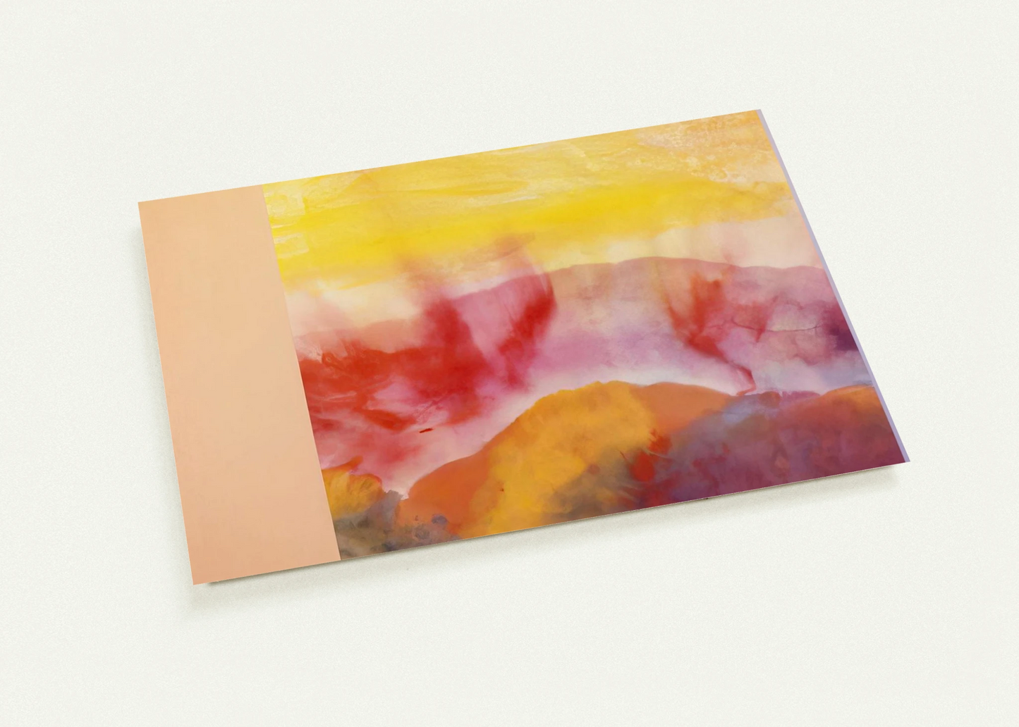 Mountain Morning - 1993 By Ronnie Landfield Pack of 10 Post Cards | Ronnie Landfield Post Cards | A6 (10.5 x 14.8 cm) - 4.1 x 5.8 inches