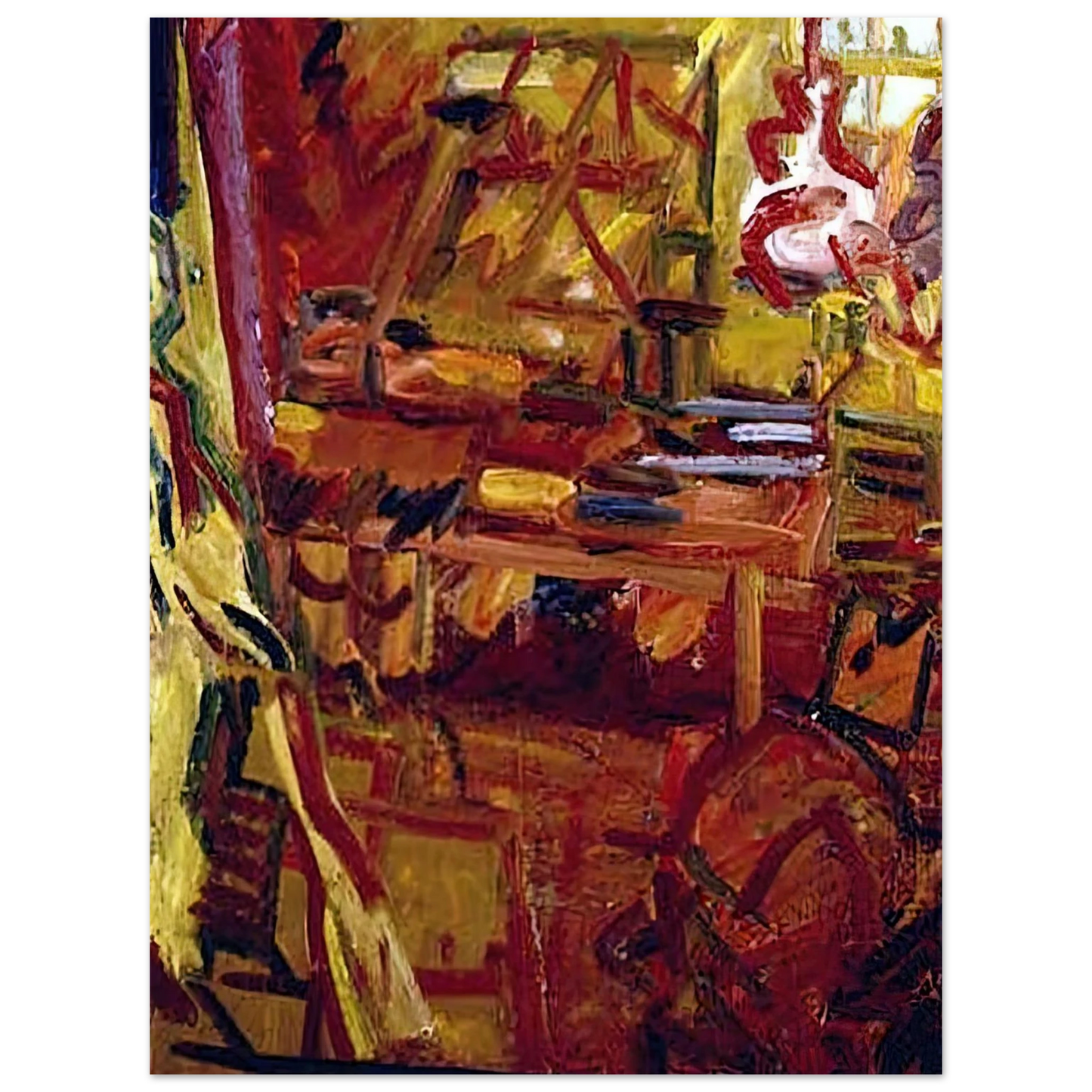 Frank Auerbach - IN THE STUDIO Fine Art Poster - Default Title