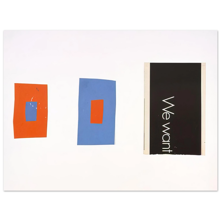 Ellsworth Kelly - Tablet #105 75x100 cm / 30x40inches Fine Art Poster