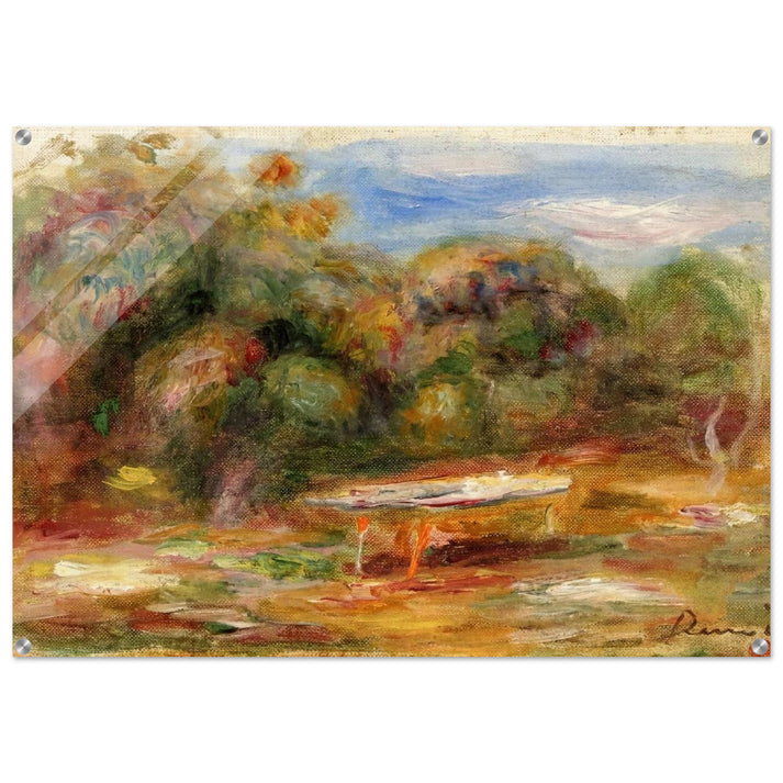 In the Garden at Collettes in Cagnes - Pierre-Auguste Renoir Acrylic Print - 70x100 cm / 28x40″ inches