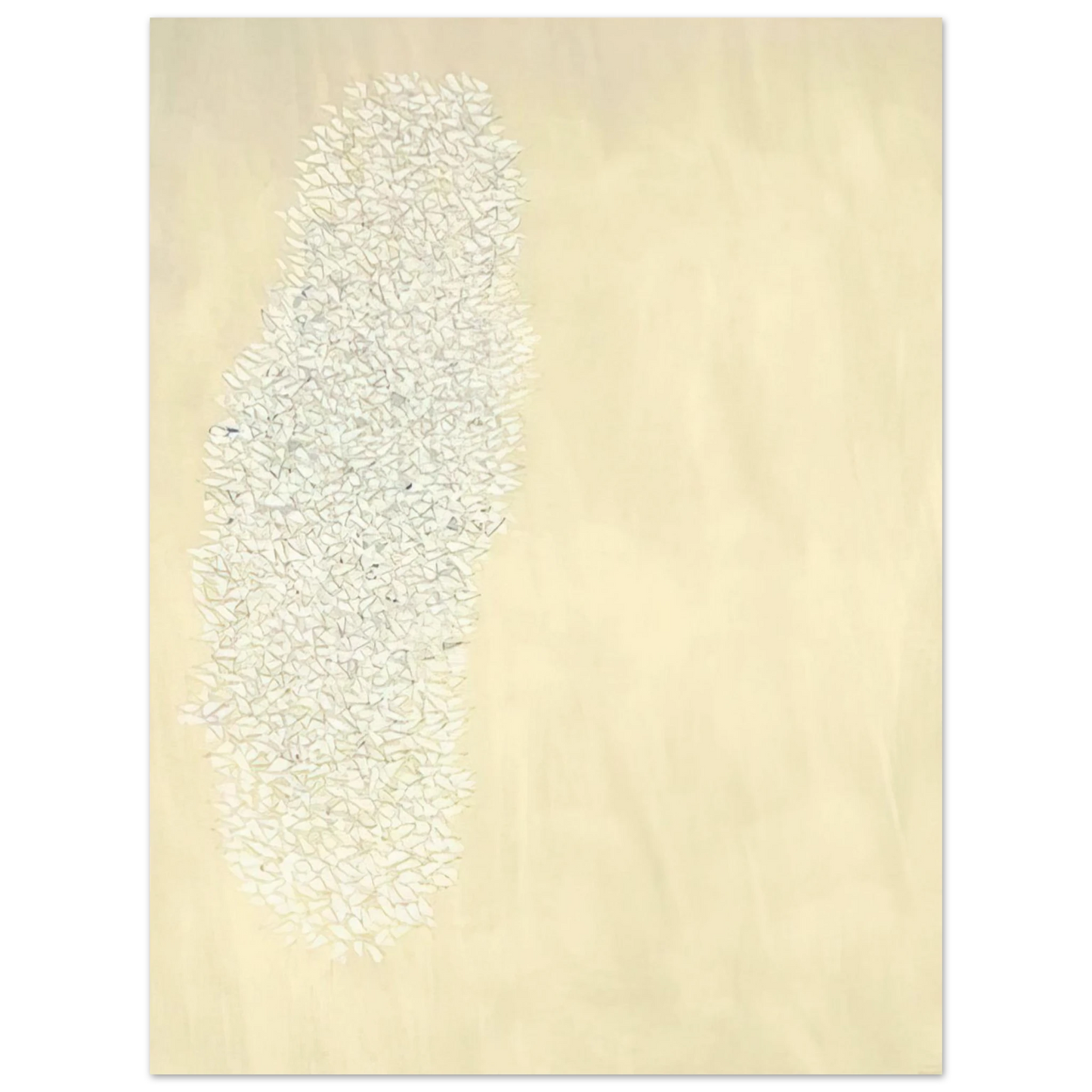 Robert Goodnough - Light Gray - Tan - 1978 Fine Art Poster - Default Title