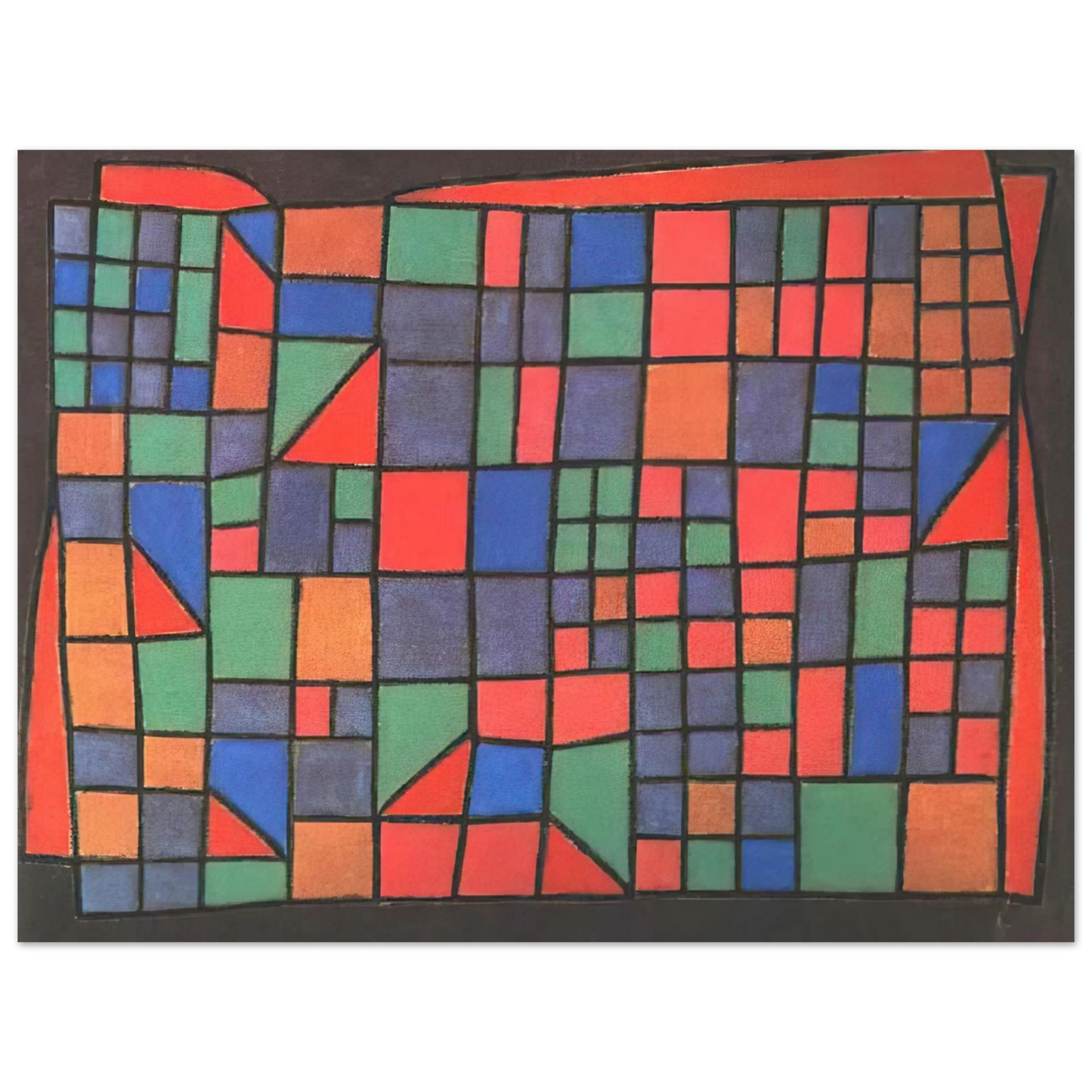 Paul Klee - GLASS FACADE 1940 Fine Art Poster - Default Title