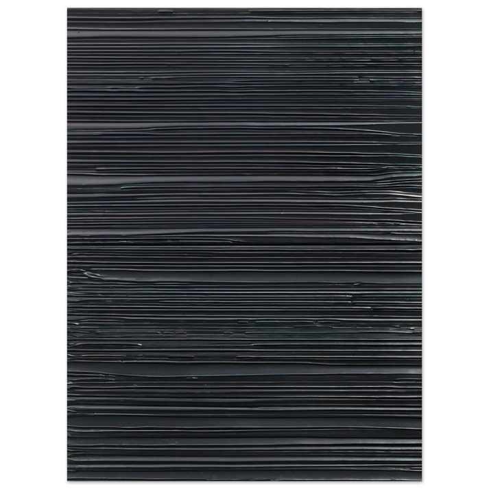 Pierre Soulages - Peinture 103 x 81 cm, 18 Mars 2004 - 2004 75x100 cm / 30x40inches Fine Art Poster