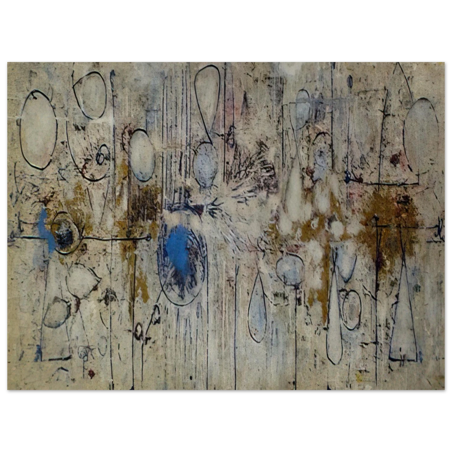 Richard Pousette-Dart - By the Sea - 1957 Fine Art Poster - Default Title