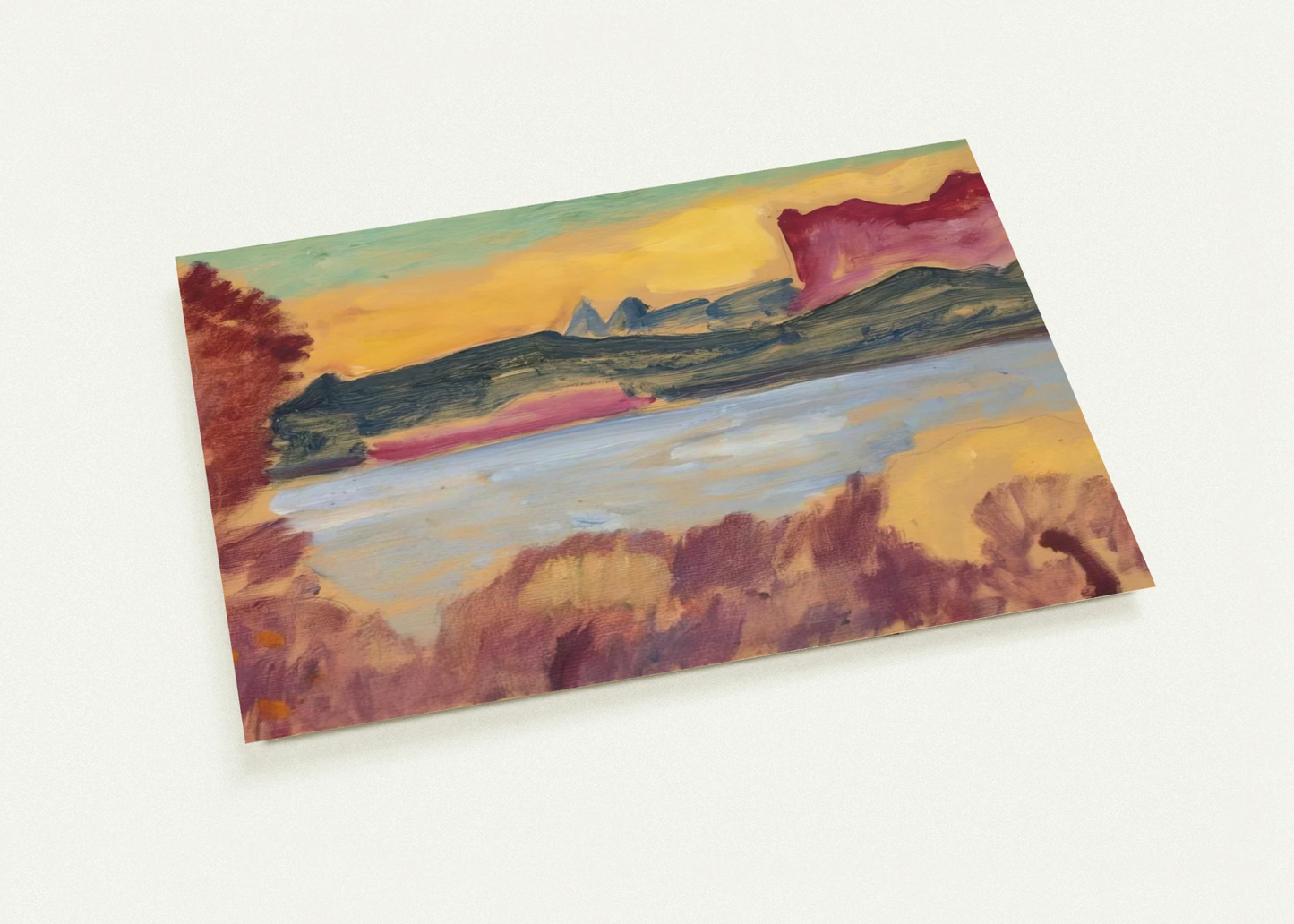 LANDSCHAFT GENFER SEE 1915 By Alexej von Jawlensky Pack of 10 Post Cards | Alexej von Jawlensky Post Cards | A6 (10.5 x 14.8 cm) - 4.1 x 5.8 inches